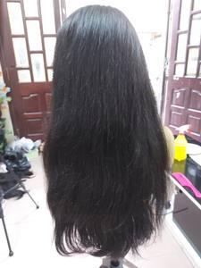 Perruque en Dentelle Invisible Cheveux Raides Os Haute Qualité Perruque Lace Droite Fermeture 100% Cheveux Humains HD 360 Perruque - Product Image 3