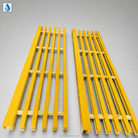 Plaques de grilles en PRV extrudées robustes antidérapantes résistantes à la corrosion pour passerelles d'usines chimiques OEM SSM