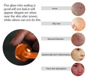 Tragbares Hochfrequenz-Ozonstab-Glasgerät für Elektrotherapie - Product Image 5