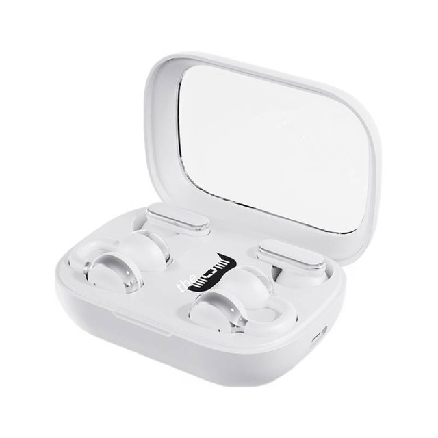 2025 New Q10 TWS Blue Tooth Earbuds HiFi Sound ANC Gaming Transparent Case Digital Display for Bulk Orders