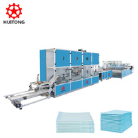 HUITONG 2026 Machine automatique PLC pour coussinets d'allaitement jetables, équipement pour coussinets pour patients adultes, 220V/380V, haute capacité, 6500W, 15-25M/MIN