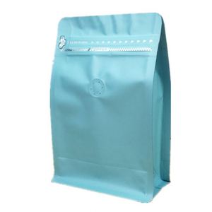 Sac d'emballage pour grains de café 100 % écologique, recyclable, avec valve de purge unidirectionnelle, 2 lb, pack promotionnel - Product Image 3