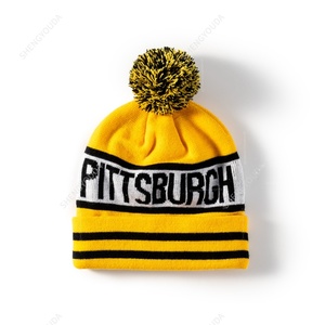 Nuevo Gorro de Punto con la Bandera de Jordania, Gorro de Invierno para Hombre y Mujer, Gorro con Pompón, Gorro Cálido, Suave y Elástico, Barato, Personalizado, al por Mayor - Product Image 4