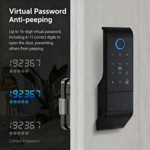 Serrure intelligente pour l'extérieur Serrure étanche en alliage d'aluminium Contrôle d'accès Porte sans fil Télé<span class=keywords><strong>commande</strong></span> TTlock Tuya NFC Empreinte digitale - Product Image 4