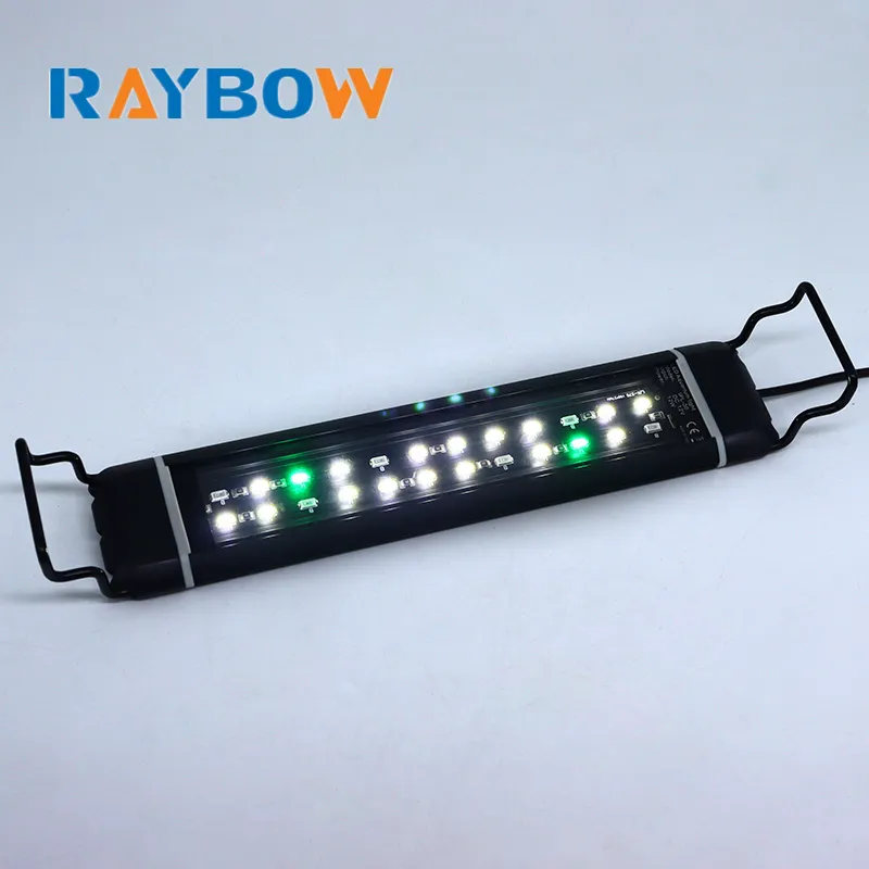 Lumières LED pour Aquarium, accessoires couleur RGB, avec télécommande, 17-26-123cm