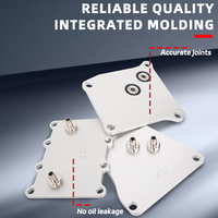 Kit d'adaptateurs en aluminium de haute qualité pour machine de rinçage de transmission automatique de voiture avec livraison rapide