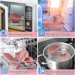 Ensemble d'alimentation pour bébé en silicone |   10 produits de sevrage pour bébés de haute qualité sans bisphénol A - Product Image 6