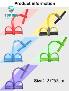 TopOne élastique 4 Tubes bande de résistance Offre Spéciale ventre tondeuse pied pédale extracteur sport et divertissement produit - Product Image 5