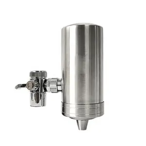 Filtro purificador de agua stainless steel faucet to remove water pollutants alkaline ceramic filter element water filter