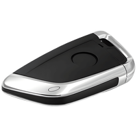Nouveau en stock : Clé de voiture intelligente CG noire BM/W DF Blade 3 boutons style ZA02-3, télécommande copiante avec programmation de fréquence variable
