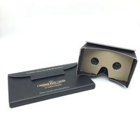 Boîte aux lettres emballage l'école VR Google Carton OEM Personnalisé 3D papier visionneuse Vr Casque de Réalité Virtuelle En Carton Google
