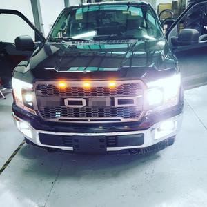 <span class=keywords><strong>F150</strong></span> 그릴 매트 블랙 랩터 스타일 그릴 변환 그릴 포드 F-150 편지 F R - Product Image 3