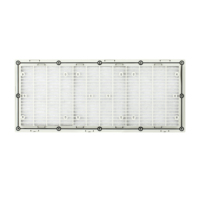 Filtre de ventilateur AC/DC 420x180mm Ventilateur en ligne approuvé CE avec système de ventilation de filtre Grille d'écran de filtre de ventilateur