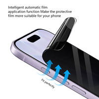 Film protecteur d'écran universel en hydrogel souple anti-espionnage et anti-regard indiscret pour machine de découpe de films de protection pour téléphones mobiles