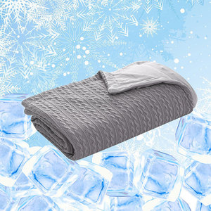 Double Layer Arc Chill Knitted Ac <strong>Frozen</strong> Cooling <strong>Blanket</strong> for Summer - Product Image 1