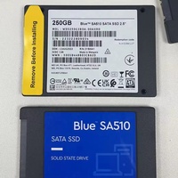 W-D d'origine SA 510 Blue 2.5 "SSD SATA3 interne 250GB/4TB pour ordinateur portable/ordinateur de bureau avec vitesse de lecture de 500 à 570 Mo/s