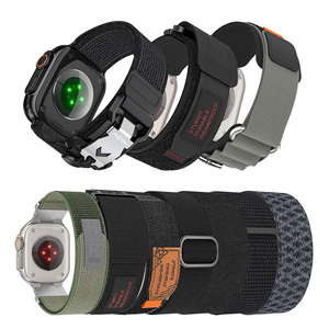 สายรัดแม่เหล็ก20มม. สายนาฬิกาไนลอนแบบตีนตุ๊กแกสำหรับ <span class=keywords><strong>Apple</strong></span> - Product Image 2