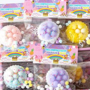 ของเล่นบีบอัดรูปอุ้งเท้าแมวน่ารักขนฟูหลากหลายแบบ TPR สีสันสดใส ของเล่นบีบคลายเครียดสำหรับเด็กและทุกเพศ - Product Image 3