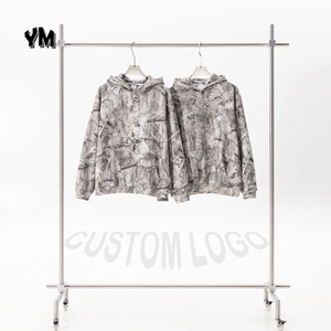 Benutzer definierte Herren Camo Sweatshirt Hoodies Jogging hose Set Großhandel Casual Sportswear Sweat suit Pullover Jogger Baggy Pant Suit Herbst - Product Image 2