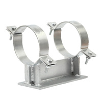 Support/Attache de Tuyau en Acier Galvanisé de Haute Qualité, Personnalisable, Réglable, OEM