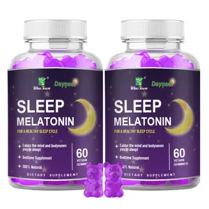 Ready Stock Leistungs starke Schlafmittel Melatonin Gummies Supplement Schlaf tabletten Schneller Länger Tiefer Schlaf Stress abbauen