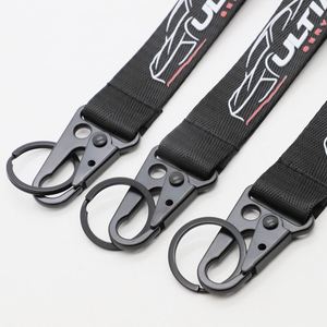 Wholesale Short Wristlet Key Strap with Custom Logo Printed for Automotive Service Promotion Gift Keychain Lanyards - Product Image 2