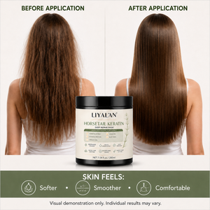 Mascarilla Capilar Reparadora de Queratina de Cola de Caballo de 5 Minutos, Marca Privada, con Doble Proteína, Manteca de Karité, Colágeno y Argán - Product Image 2