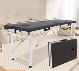 Nouveau lit de massage pliant professionnel en aluminium avec mousse à mémoire de forme et base en acier inoxydable pour la réhabilitation du salon de spa - Product Image 6