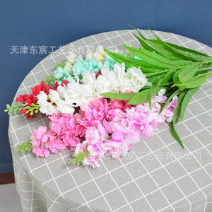 Dongchen Crafts Artificial Larkspur Single Stem Silk Flowers 30cm-100cm Wedding <b>Home</b> <b>Decor</b> - Product Image 4