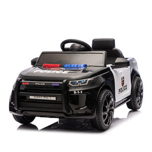 Voiture électrique 12V pour enfants pour l'extérieur Voiture électrique pour enfants Voiture électrique pour enfant Police - Product Image 1