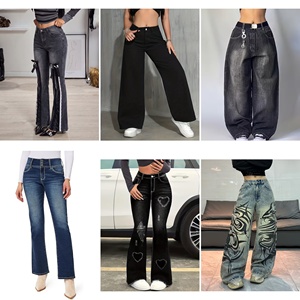 Jeans de Mezclilla para Mujer, Uso Diario, Modelo 2026.4, Origen CN/GUA, Estilos Variados, Venta al Por Mayor, Surtido para Reventa - Product Image 1