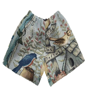 Pantaloncini in Tessuto Jacquard con Motivi Cartoon, Vita Elastica, Design Personalizzato, Materiale Riciclato, Stile Hip Hop - Product Image 4