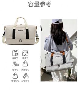 I-0594 Factory Gym <b>Bags</b> Travel Sports Tote Gym <b>Bag</b> <b>Carry</b>-<b>on</b> Weekender Fitness Duffel <b>Bag</b> With Dry Wet Pocket - Product Image 3