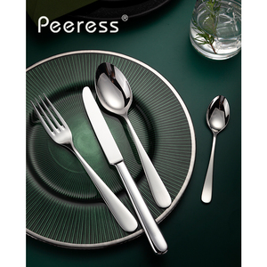 Bộ dao dĩa muỗng bằng thép không gỉ cao cấp, bán buôn, dùng cho nhà hàng - Product Image 2