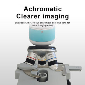 شاشة LCD محمولة 7 بوصة بشاشة LCD 1600X بمنفذ USB رقمي بيولوجي مجهر رأس تلفاز ثلاثي العينين مع اختبار خلايا الدم المحمولة - Product Image 2