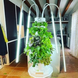 ระบบปลูกผักแนวตั้งแบบไฮโดรโปนิกส์ ABS พร้อมไฟปลูก LED ขนาดใหญ่ รุ่น AX23047 - Product Image 3