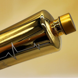 750ml tùy chỉnh sang trọng mạ điện vàng chai thủy tinh Vodka Linh Hồn rượu vang chai thủy tinh cho rượu rượu vang với vít cap - Product Image 5