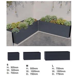 Jardineras Elevadas Modulares al por Mayor, Jardines de Vegetales en Acero Galvanizado, con Pantalla de Privacidad Opcional - Product Image 4