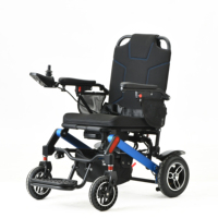 Système de freinage électromagnétique, fauteuil roulant électrique, capacité de charge de 136 kg, fauteuil roulant électrique pliable léger