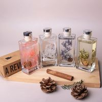 Vente en gros d'arômes pour la décoration intérieure Diffuseur de fleurs parfumées de luxe Diffuseur d'huiles essentielles Diffuseur de parfum personnalisé de marque Reed Diffuseur