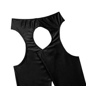 Femmes Évider Ouvert Entrejambe Collants Bas Extensible Jarretelles Collants Bas Sexy Bodystockings - Product Image 5
