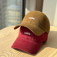 Casquette de papa personnalisée délavée avec broderie OEM et lettres sur calotte souple pour hommes et femmes