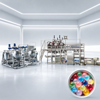 Chaîne de production industrielle de perles éclatantes, équipement de machine pour garnitures de bubble tea, dépose servo, nettoyage CIP