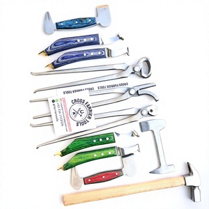 11pcs Professional Farrier Equine Hoof Care Tool Kit Nail Nipper Clincher 2pcs <b>Loop</b> Hook Knife Driving <b>Hammer</b> 3pcs Buffer - Product Image 1