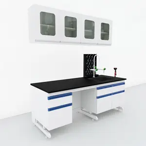 Laboratuvar çalışma bankları klinik ve tıbbi laboratuvarlar için ucuz fiyat Guangzhou imalatı/fabrika reçine tezgah - Product Image 1