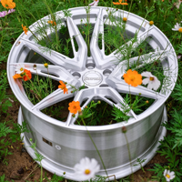Velg Mobil Forged Custom Logo SRD 17-22 Inch 5x114.3 5x120 Silver Untuk Volkswagen Golf MK1/MK2/MK3/GTI/MK8/ Rims