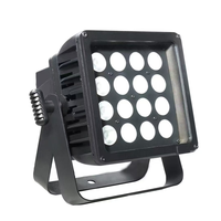 Projecteur PAR LED ZY 16x10W IP65 étanche à puce COB DMX512, CRI 95, lumière du jour 5000K, léger pour l'éclairage extérieur des parcs à thème