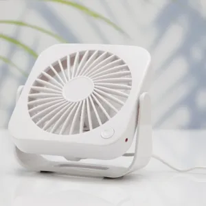 Kleine Persoonlijke Usb Bureau Mini Ventilator 3 Snelheden Draagbare Desktop Tafel Koelventilator Aangedreven Door Usb Sterke Wind Rustig
