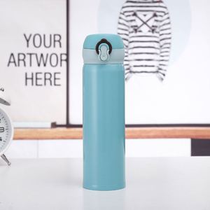 ZY 500ml Eco-friendly Stainless Steel Leakproof Travel Mug with Custom Logo 6-12 Hours Thermal Insulation with Lid - Product Image 6