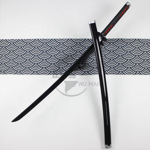 <span class=keywords><strong>Épée</strong></span> de cosplay légère Demon Slayer noire, fourreau d'arme de <span class=keywords><strong>Tanjiro</strong></span>, 102 cm, en bambou, jouet d'anime japonais, pour 14 ans et plus - Product Image 4
